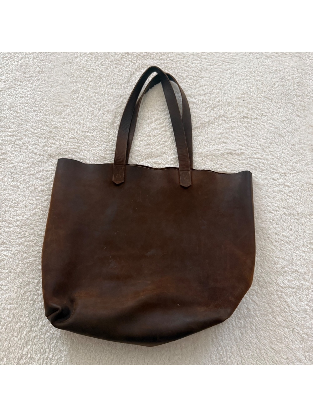 Nisolo Brown Leather Tote Bag Purse